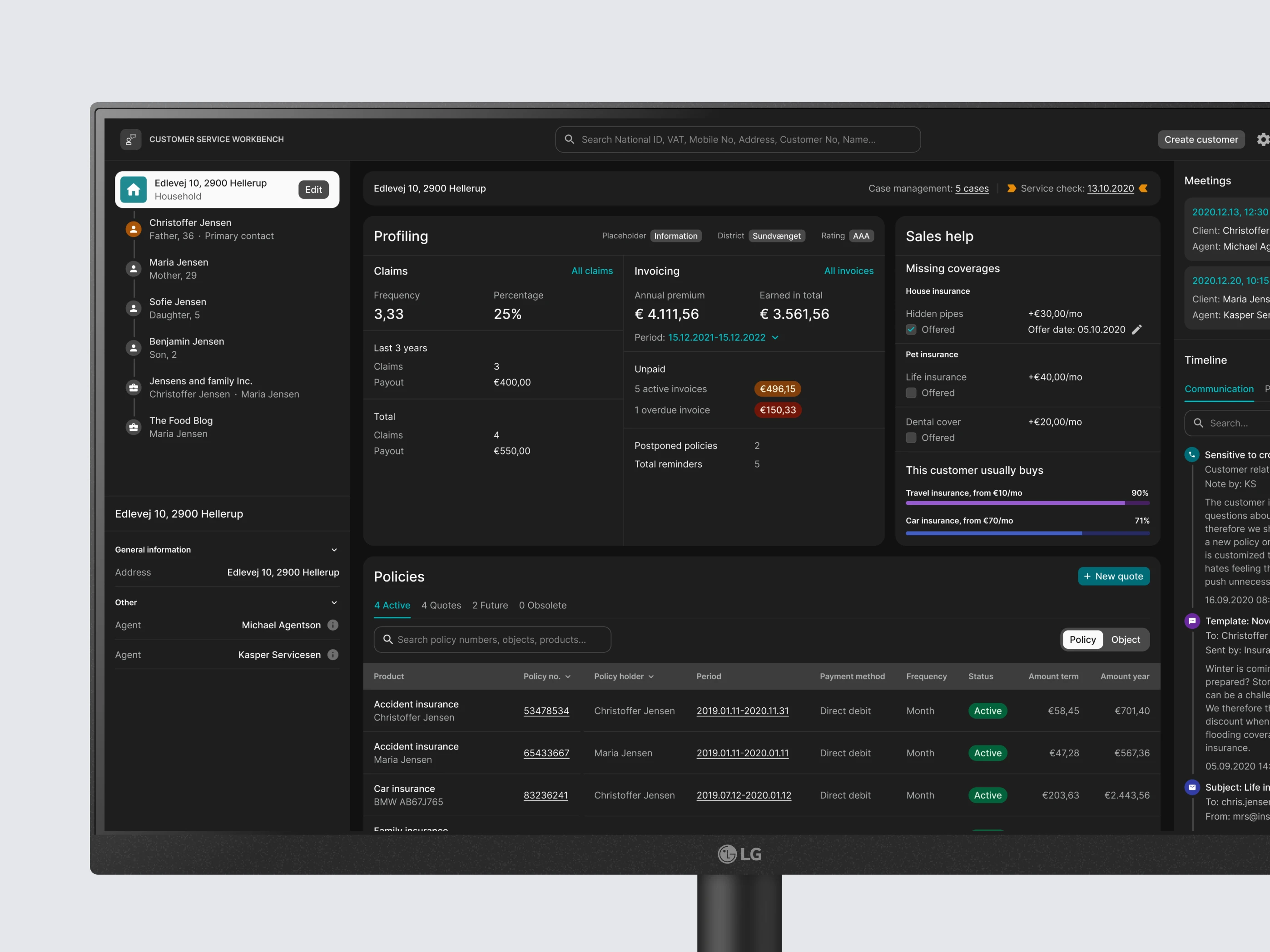 Customer Service Workbench